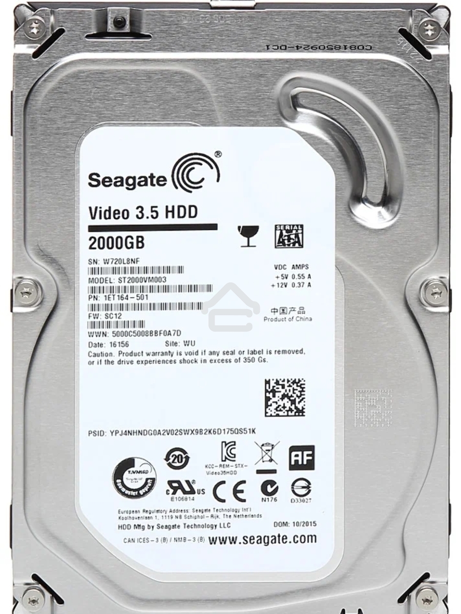 Жесткий диск Seagate Original SATA-III 2Tb ST2000VM003 (5900rpm) 64Mb 3.5