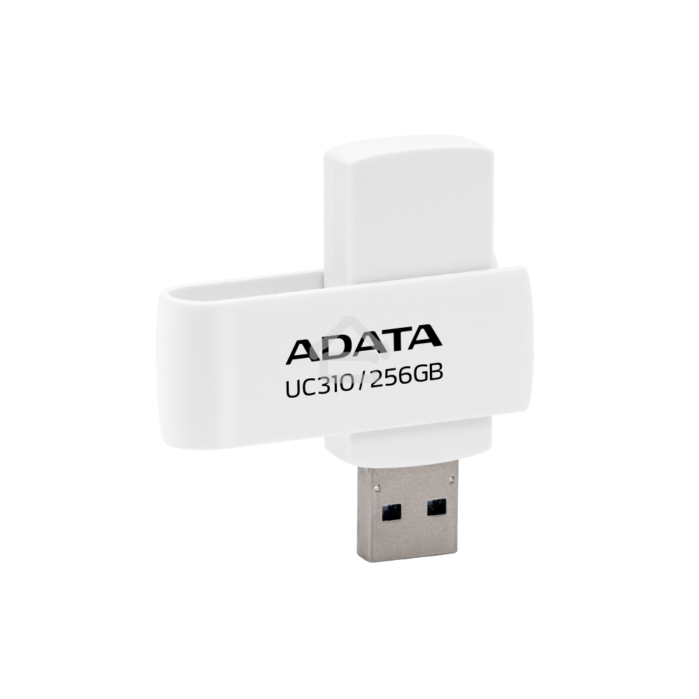 Флешка USB ADATA UC310 (UC310-256G-RWH), 256Gb, USB 3.2 Gen1, R/W 100/30, белый