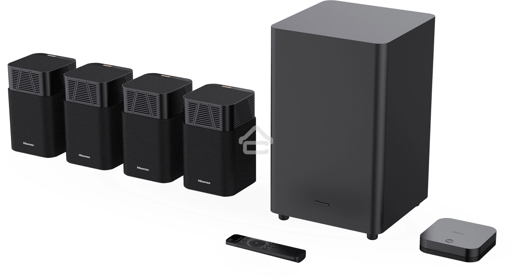 Саундбар Hisense HT SATURN 4.1.2 720Вт+240Вт черный