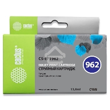 Картридж струйный Cactus CS-EPT962 голубой (13 мл) для Epson Stylus Photo R2880