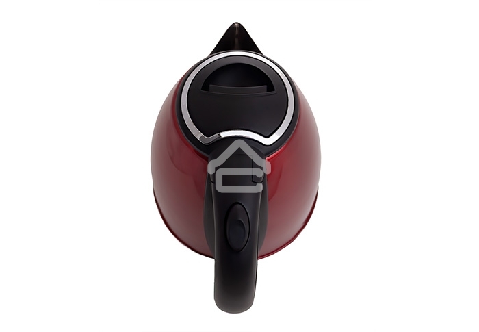 Чайник Centek CT-1068 RED (красный) металл 2л, 2000W, хромированная вставка на крышке