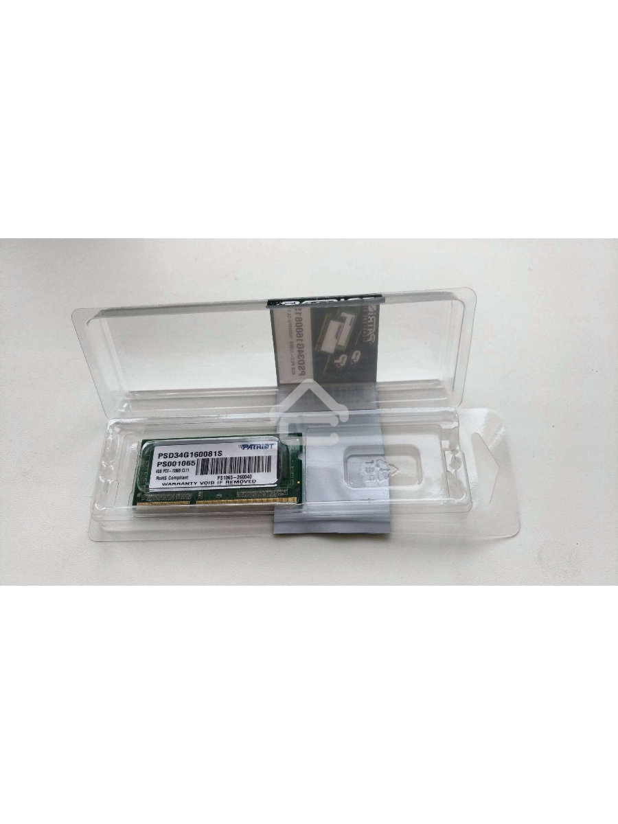 Оперативная память Patriot, DDR3, 4GB (1x4 GB), 1600 MHz, CL11, SO-DIMM