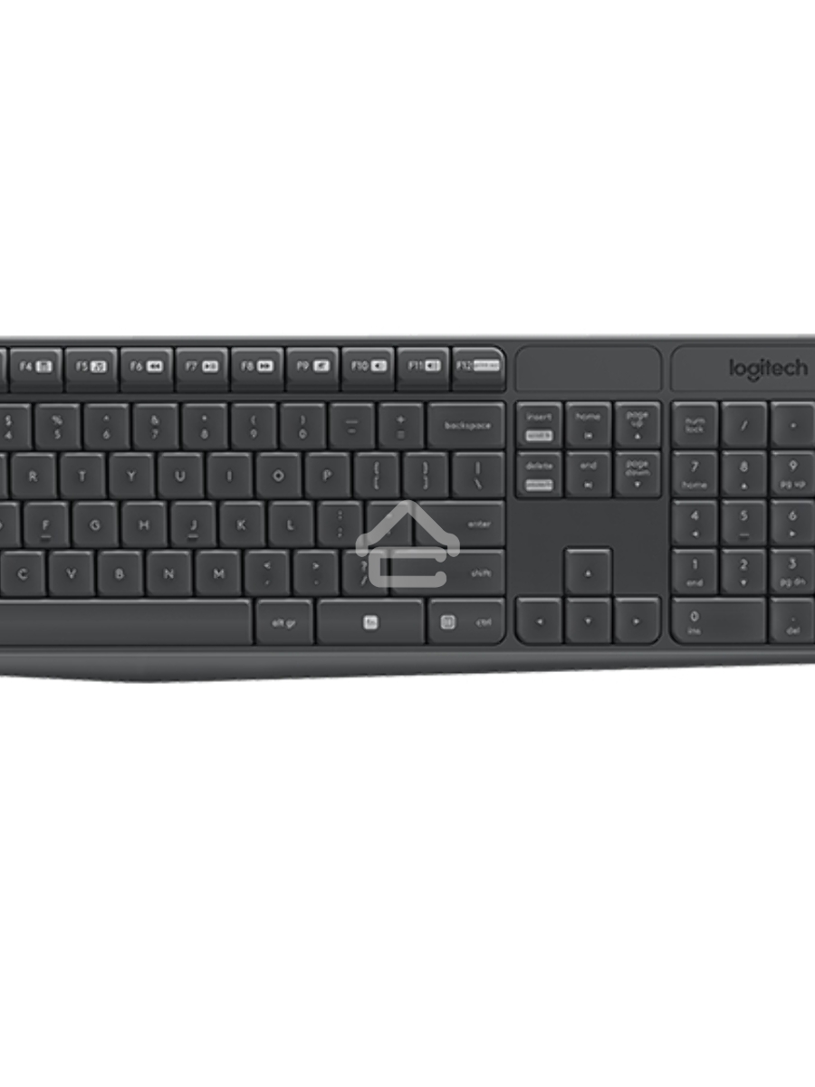 Клавиатура + мышь Logitech MK235 клав:черный мышь:черный USB беспроводная